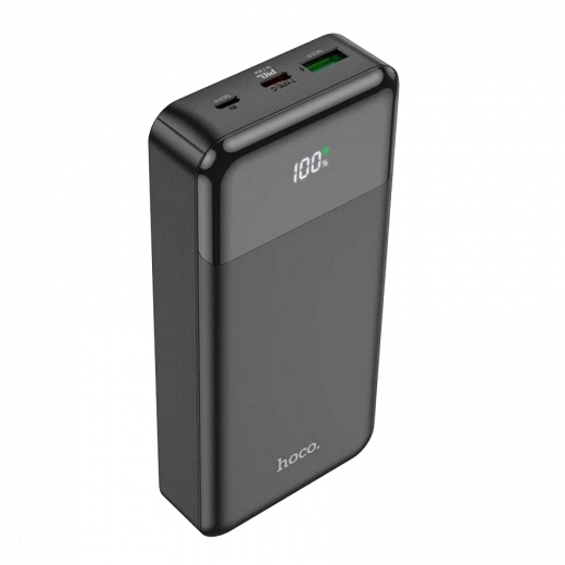 УМБ Hoco J102A Cool Figure 20000mAh 20W PD/QC 3.0 Black - фото - інтернет-магазин електроніки та побутової техніки TTT