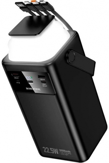 УМБ Borofone BJ65B High 80000 mAh 22.5W + PD20W Black - фото - интернет-магазин электроники и бытовой техники TTT