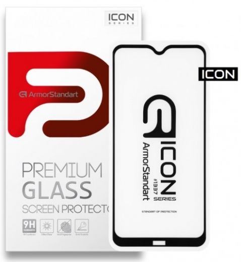 Захисне скло ArmorStandart Icon для Xiaomi Redmi 8A (ARM55476-GIC-BK) Black - фото - інтернет-магазин електроніки та побутової техніки TTT