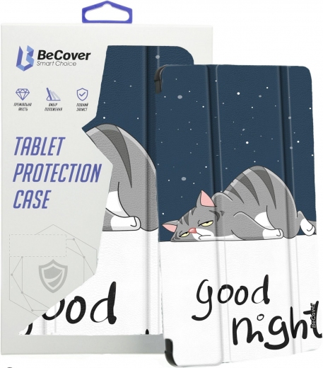 Обкладинка BeCover Smart Case для Samsung Galaxy Tab A8 10.5 (2021) SM-X200 / SM-X205 (707273) Good Night - фото Обкладинка BeCover Smart Case для Samsung Galaxy Tab A8 10.5 (2021) SM-X200 / SM-X205 (707273) Good Night - фото - інтернет-магазин електроніки та побутової техніки TTT
