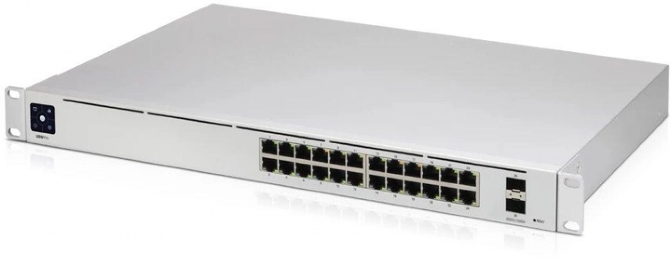 Комутатор Ubiquiti UniFi USW-PRO-24 (24xGE, 2xSFP+, 1.3 Комутатор Ubiquiti UniFi USW-PRO-24 (24xGE, 2xSFP+, 1.3