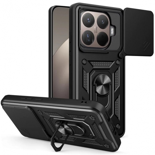 Панель BeCover Military для Xiaomi 15T Pro (715398) Black - фото - інтернет-магазин електроніки та побутової техніки TTT
