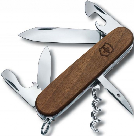 Швейцарський ніж Victorinox Spartan Wood (1.3601.63B1) - фото - інтернет-магазин електроніки та побутової техніки TTT