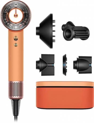 Фен Dyson HD16 Supersonic Nural Straight/Wavy (176964-01) Ceramic apricot/Topaz  - фото - интернет-магазин электроники и бытовой техники TTT