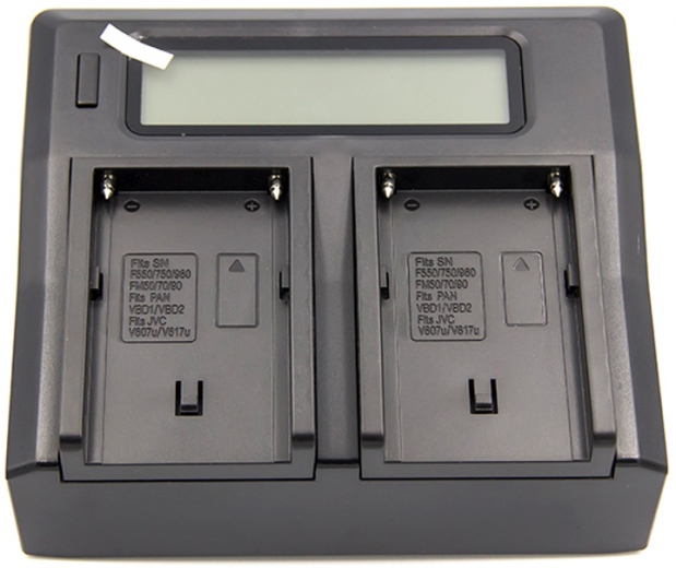 Зарядний пристрій PowerPlant Dual Sony NP-F970 для двох акумуляторів (CH980222) - фото - інтернет-магазин електроніки та побутової техніки TTT