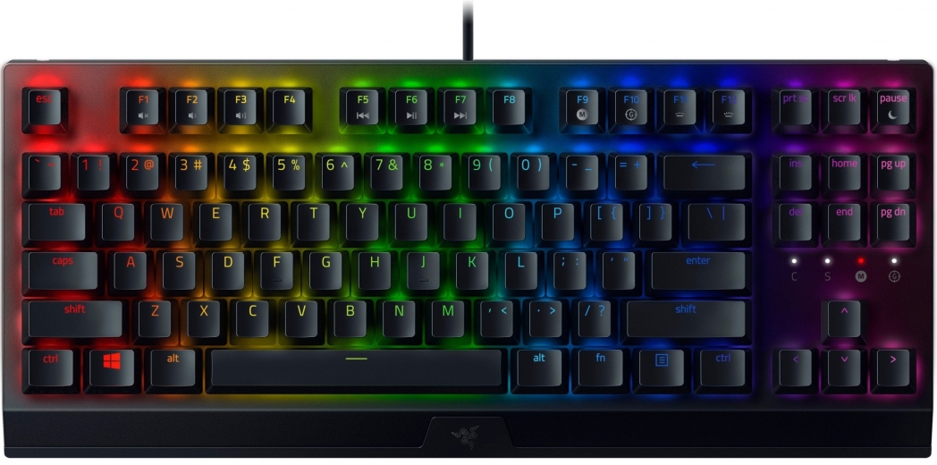 Клавиатура проводная Razer BlackWidow V3 TKL Razer Green USB RU (RZ03-03490700-R3R1) - фото - интернет-магазин электроники и бытовой техники TTT