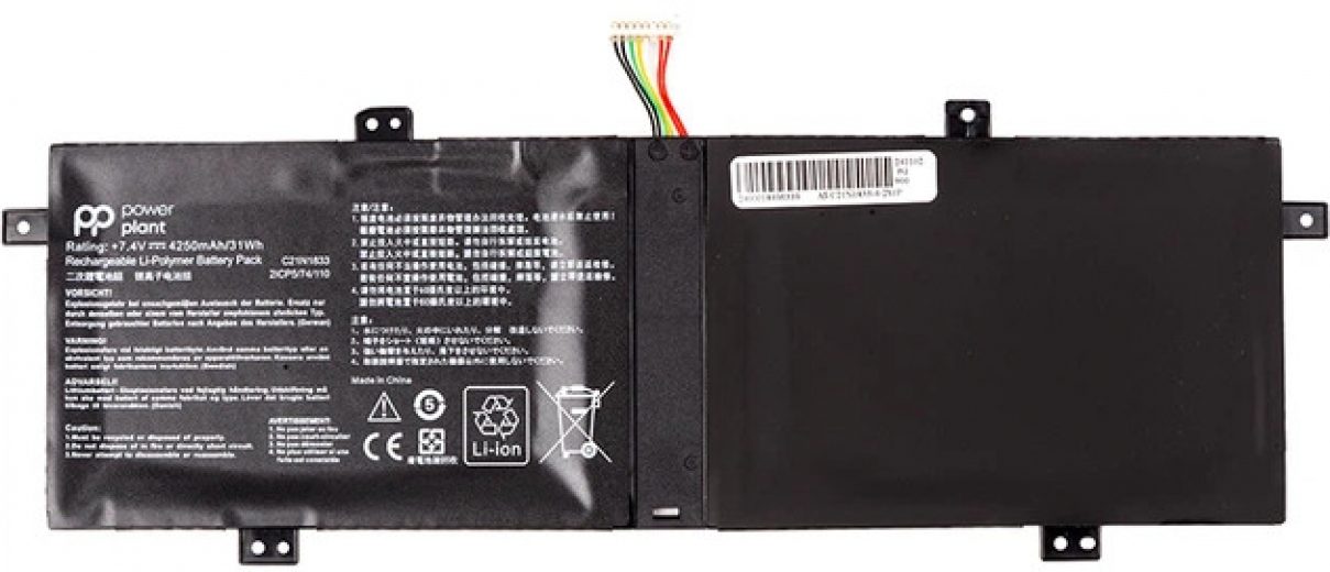 Акумулятор PowerPlant для Asus ZenBook 14 (C21N1833) 7.4V 4250mAh (NB432042) - фото - інтернет-магазин електроніки та побутової техніки TTT