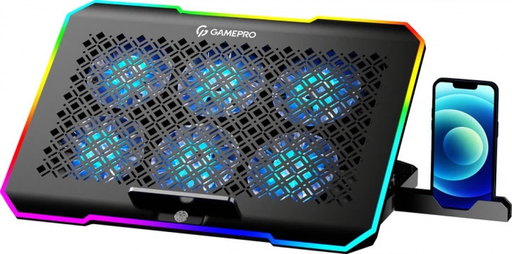 Охолоджувальна підставка для ноутбука Gamepro CP660 - фото - інтернет-магазин електроніки та побутової техніки TTT
