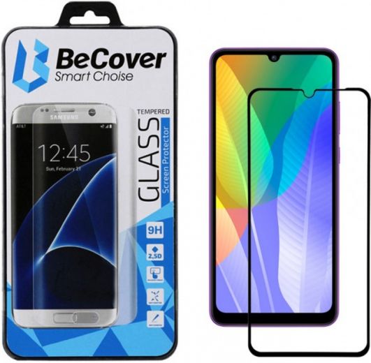 Защитное стекло BeCover для Huawei Y6p (705037) Black  - фото Защитное стекло BeCover для Huawei Y6p (705037) Black  - фото - интернет-магазин электроники и бытовой техники TTT