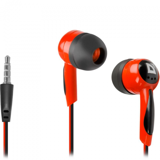 Навушники Defender Basic-604 (63605) Black-Red  - фото - інтернет-магазин електроніки та побутової техніки TTT
