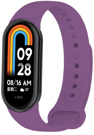 Ремешок BeCover для Xiaomi Mi Smart Band 8 (709394) Purple - фото - интернет-магазин электроники и бытовой техники TTT