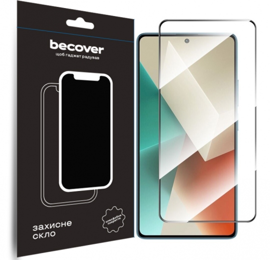 Защитное стекло BeCover для Xiaomi Redmi Note 13 Pro (710364) Black - фото - интернет-магазин электроники и бытовой техники TTT
