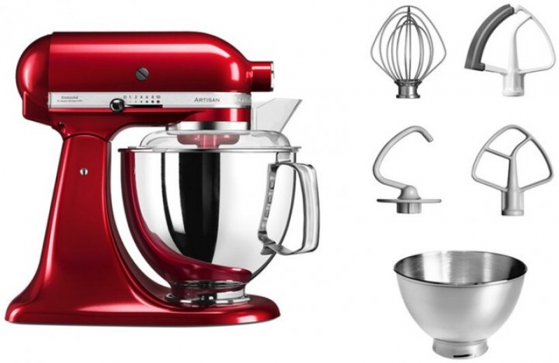 Планетарный миксер KitchenAid Artisan 5KSM175PSECA - фото Планетарный миксер KitchenAid Artisan 5KSM175PSECA - фото - интернет-магазин электроники и бытовой техники TTT
