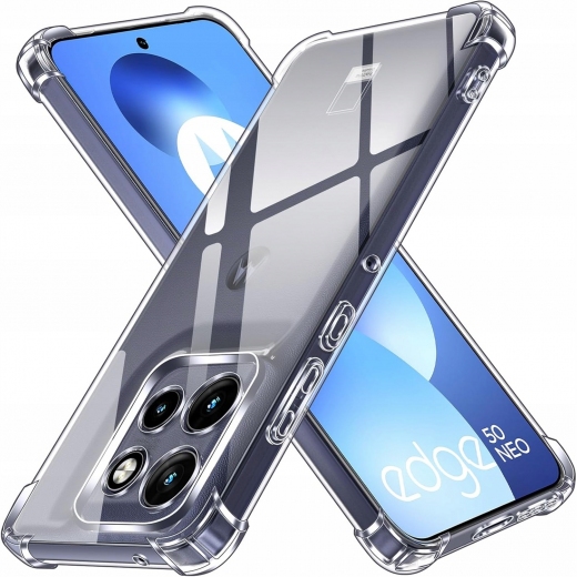 Панель BeCover Anti-Shock для Motorola Edge 50 Neo (713150) Clear - фото - інтернет-магазин електроніки та побутової техніки TTT