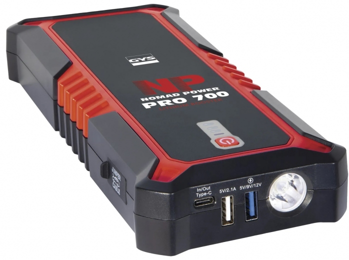 Автономное пусковое устройство (бустер) GYS Booster Lithium Nomad Power PRO 700 (027510) - фото Автономное пусковое устройство (бустер) GYS Booster Lithium Nomad Power PRO 700 (027510) - фото - интернет-магазин электроники и бытовой техники TTT