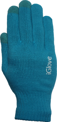 Перчатки для сенсорных экранов iGlove Blue - фото - интернет-магазин электроники и бытовой техники TTT