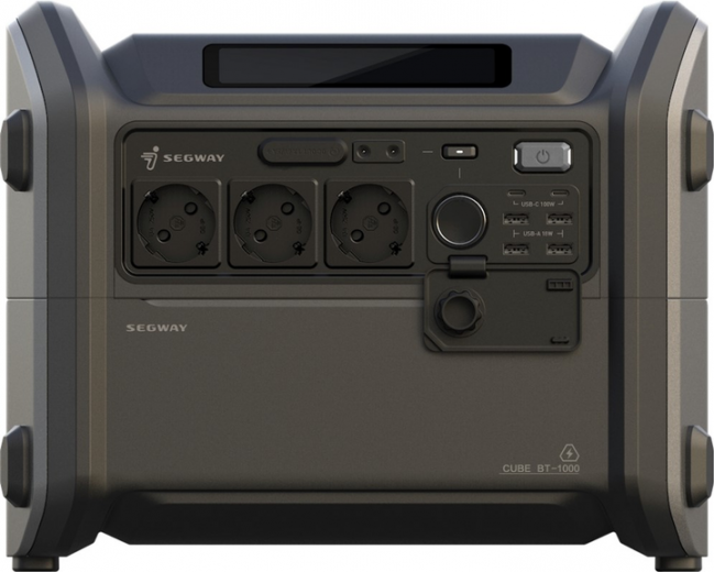 Зарядна станція Segway Cube 1000 / 2200 Вт / 1024 Вт⋅год / LiFePO4 (AA.13.04.02.0004) - фото Зарядна станція Segway Cube 1000 / 2200 Вт / 1024 Вт⋅год / LiFePO4 (AA.13.04.02.0004) - фото - інтернет-магазин електроніки та побутової техніки TTT