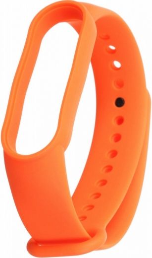 Ремінець для Xiaomi Mi Band 5 Orange - фото - інтернет-магазин електроніки та побутової техніки TTT