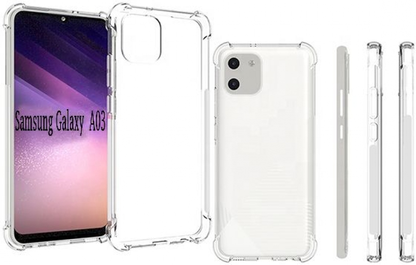 Панель Anti-Shock BeCover для Samsung Galaxy A03 SM-A035 (707341) Clear - фото Панель Anti-Shock BeCover для Samsung Galaxy A03 SM-A035 (707341) Clear - фото - інтернет-магазин електроніки та побутової техніки TTT