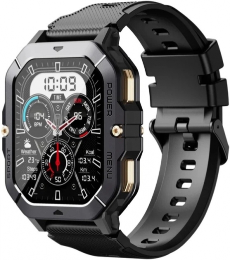 Смарт-часы Oukitel BT101 Black - фото - интернет-магазин электроники и бытовой техники TTT