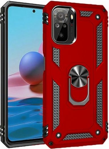 Панель BeCover Military для Xiaomi Redmi Note 10 Pro (706133) Red - фото - интернет-магазин электроники и бытовой техники TTT