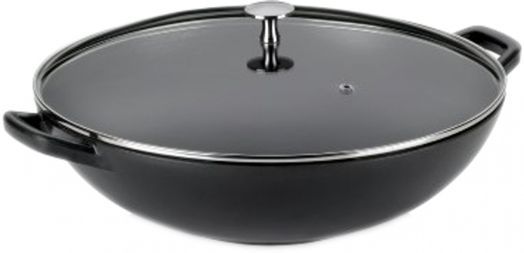 Вок чавунний Kela Calido із кришкою 36 см 4 л (12475kl) - фото - інтернет-магазин електроніки та побутової техніки TTT