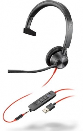 Наушники Poly BlackWire C3315-M USB-A HS Mono (76J13AA) - фото - интернет-магазин электроники и бытовой техники TTT