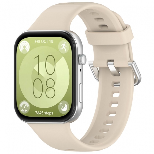 Ремешок BeCover для Huawei Watch Fit 3 / Fit 4 / Fit 4 Pro (714105) Beige - фото - интернет-магазин электроники и бытовой техники TTT