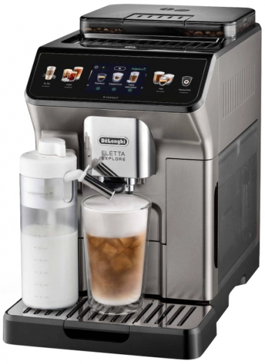 Кофемашина DELONGHI Eletta Explore ECAM450.86.T  - фото - интернет-магазин электроники и бытовой техники TTT