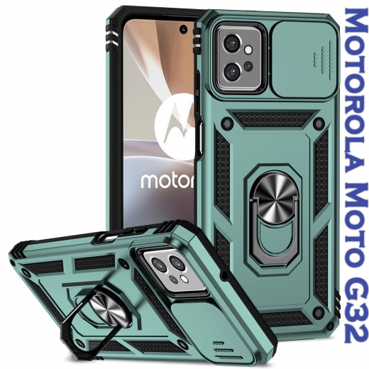 Панель BeCover Military для Motorola Moto G32 (BC_708179) Dark Green - фото - інтернет-магазин електроніки та побутової техніки TTT