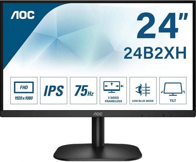 Монітор AOC 24B2XH/EU - фото - інтернет-магазин електроніки та побутової техніки TTT