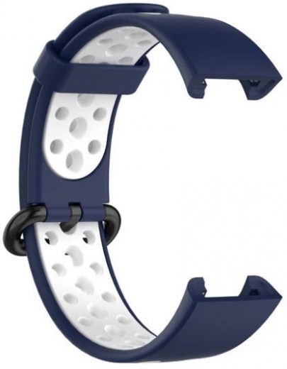 Ремінець BeCover Vents Style для Xiaomi Redmi Smart Band 2 (709426) Blue-White - фото - інтернет-магазин електроніки та побутової техніки TTT