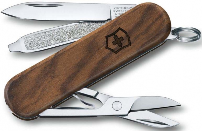 Швейцарський ніж Victorinox Classic SD Wood (0.6221.63) - фото - інтернет-магазин електроніки та побутової техніки TTT