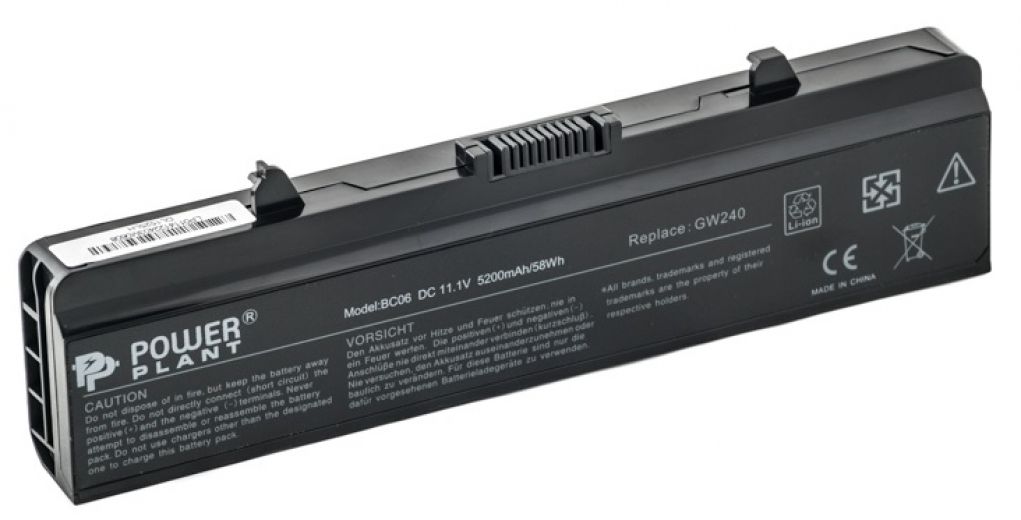 Акумулятор PowerPlant для Dell 1525 (11.1V/5200mAh/6Cells) (NB00000021) Black - фото - інтернет-магазин електроніки та побутової техніки TTT