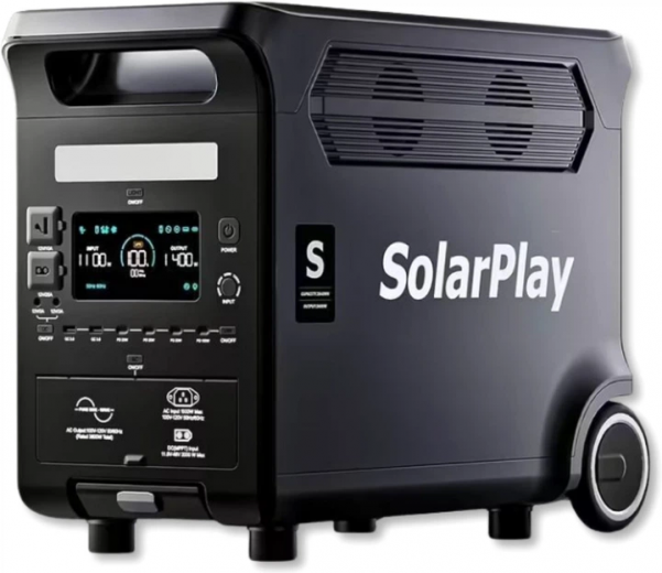 Зарядная станция SolarPlay Q3600 / 3600 Вт / 3840 Вт⋅год / LiFePO4 - фото - интернет-магазин электроники и бытовой техники TTT