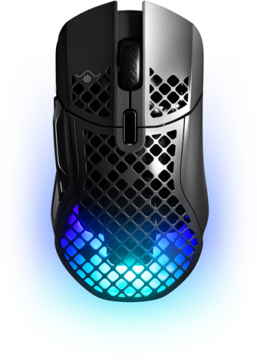Миша SteelSeries Aerox 5 Wireless/Bluetooth/USB (SS62406) Black  - фото Миша SteelSeries Aerox 5 Wireless/Bluetooth/USB (SS62406) Black  - фото - інтернет-магазин електроніки та побутової техніки TTT