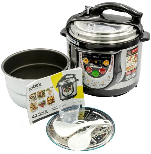 Мультиварка-скороварка ROTEX REPC53-B - фото Мультиварка-скороварка ROTEX REPC53-B - фото - интернет-магазин электроники и бытовой техники TTT