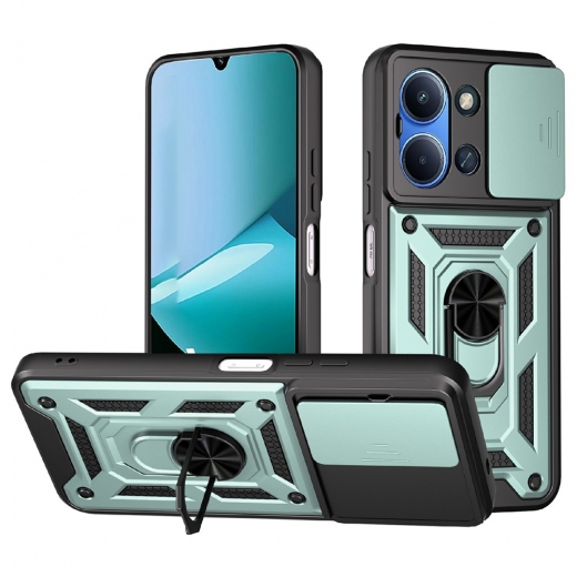 Панель BeCover Military для Xiaomi Redmi 15C 4G/5G (713927) Dark Green - фото - интернет-магазин электроники и бытовой техники TTT