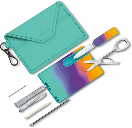 Карта-мультитул Victorinox Swisscard Classic Sydney Style (Vx07100.E222) Green  - фото - інтернет-магазин електроніки та побутової техніки TTT