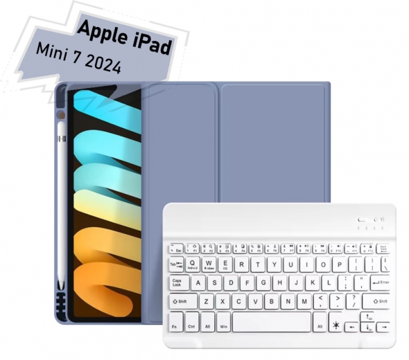 Чохол-клавіатура BeCover для Apple iPad Mini 7 2024 (712997) Purple - фото Чохол-клавіатура BeCover для Apple iPad Mini 7 2024 (712997) Purple - фото - інтернет-магазин електроніки та побутової техніки TTT