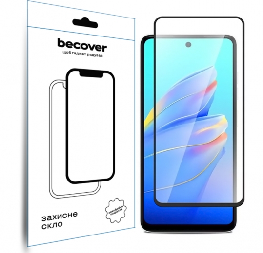 Защитное стекло Becover для Tecno Camon 30 (CL6) (712499) Black - фото - интернет-магазин электроники и бытовой техники TTT