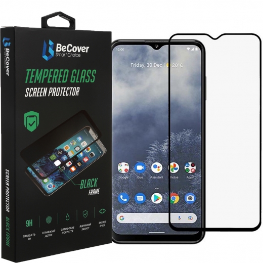 Захисне скло BeCover для Nokia G60 5G (708548) Black - фото - інтернет-магазин електроніки та побутової техніки TTT