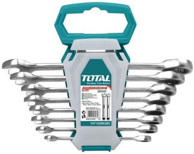 Набір ключів комбінованих Total THT102RK086 - фото Набір ключів комбінованих Total THT102RK086 - фото - інтернет-магазин електроніки та побутової техніки TTT