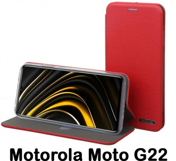 Чехол-книжка BeCover Exclusive для Motorola Moto G22 (707909) Burgundy Red - фото - интернет-магазин электроники и бытовой техники TTT