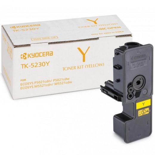 Тонер-картридж Kyocera TK-5230Y (1T02R9ANL0) Yellow - фото - интернет-магазин электроники и бытовой техники TTT
