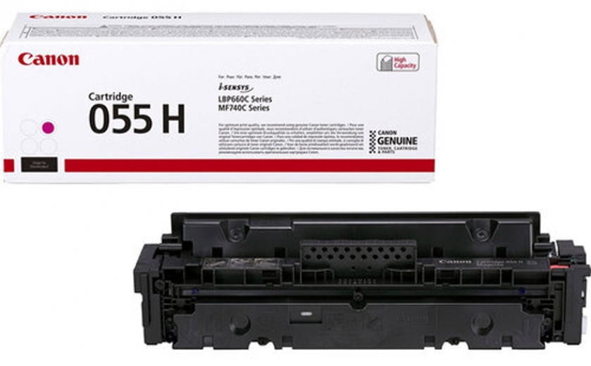 Картридж Canon 055H (3018C002) Magenta  - фото - интернет-магазин электроники и бытовой техники TTT