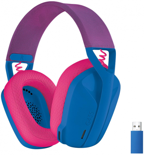 Гарнитура Logitech G435 Lightspeed Wireless Gaming Headset (981-001062) - фото Гарнитура Logitech G435 Lightspeed Wireless Gaming Headset (981-001062) - фото - интернет-магазин электроники и бытовой техники TTT