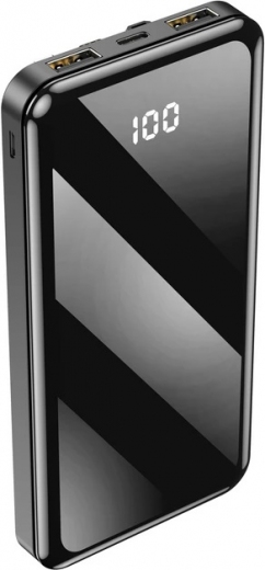 УМБ Forever power bank TB-411 ALLin1 10000 mAh with cables USB-C + Lightning + microUSB (GSM103789) Black - фото - інтернет-магазин електроніки та побутової техніки TTT