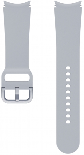 Ремешок Samsung Sport Band (20mm, M/L) для Samsung Galaxy Watch 4 (ET-SFR87LSEGRU) Silver - фото - интернет-магазин электроники и бытовой техники TTT