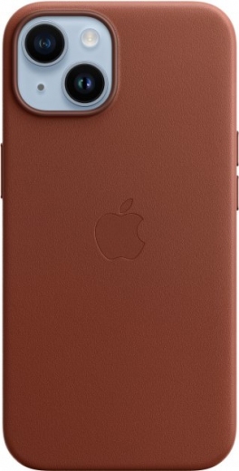 Панель Apple MagSafe Leather Case для Apple iPhone 14 (MPP73RM/A) Umber - фото - интернет-магазин электроники и бытовой техники TTT